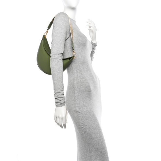 Satin Calf & Jacquard ☆LOEWE☆ LUNA ホーボーバッグ AVOCADO Satin Calf & Jacquard ☆LOEWE☆ LUNA ホーボーバッグ AVOCADO