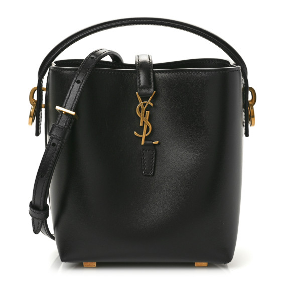ハンドバッグ SAINT LAURENT LE 37 MINI BUCKET BAG IN SHINY LEATHER SAINT LAURENT Le 37 mini leather bucket bag | NET-A-PORTER