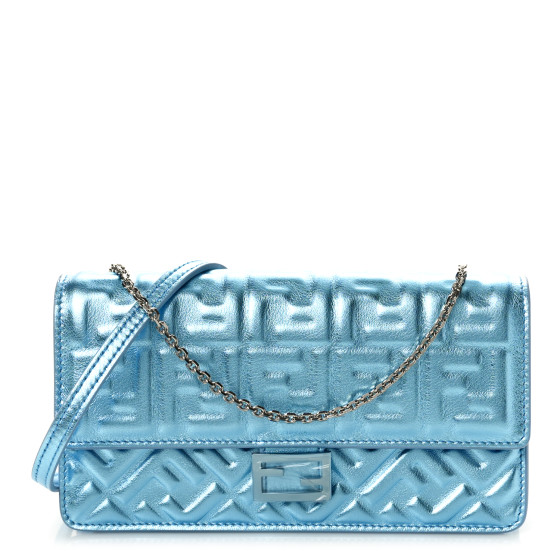 長財布 Fendi Baguette Wallet On Chain In Ff Jacquard FF Jacquard Baguette Wallet On Chain – Modecraze Inc.