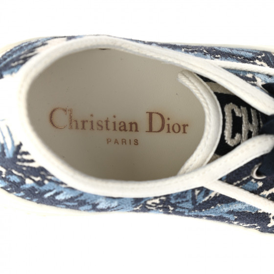 CHRISTIAN DIOR Canvas Palms Embroidered Womens Walk'N'Dior