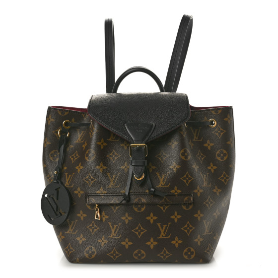 LOUIS VUITTON Monogram Montsouris PM Black