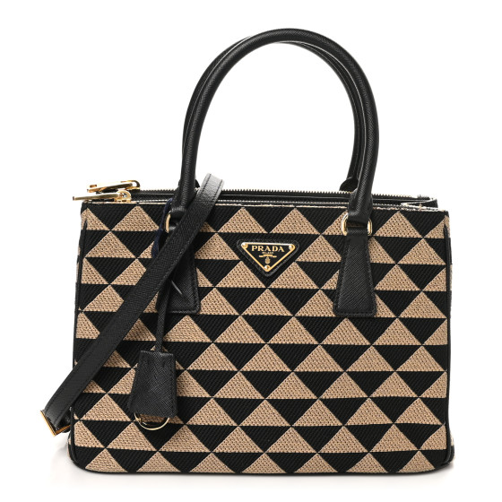 VIP.PRADA Symbole Small Jacquard Tote Bag 関税送料込 BRAND NEW - Prada Symbole Jacquard Tote Bag New With Tags