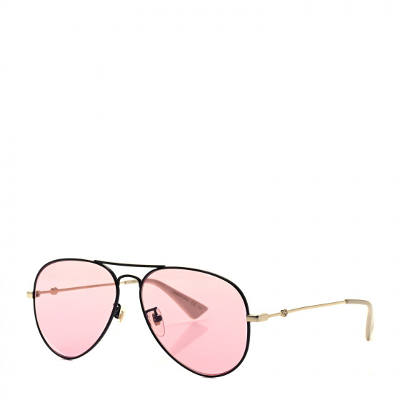 gucci aviator sunglasses green and red