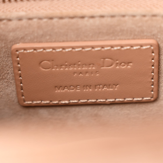 CHRISTIAN DIOR Calfskin Cannage Diamond Small My ABCDior