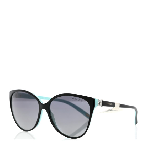 TIFFANY Crystal TF4089-B Sunglasses Black Blue 1619888