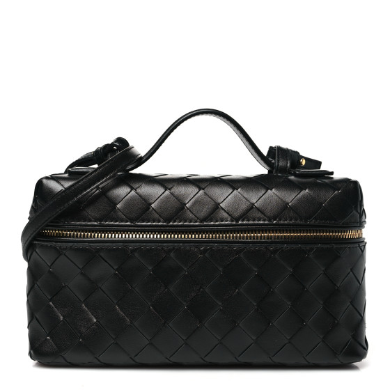 BOTTEGA VENETA Calfskin Intrecciato Bang Bang Vanity Case