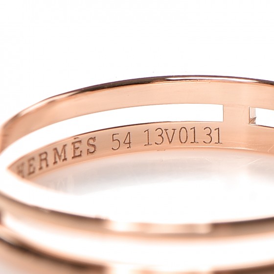 HERMES 指輪 Ariane wedding band ゴールド ウェディング Ariane wedding band | Hermès USA