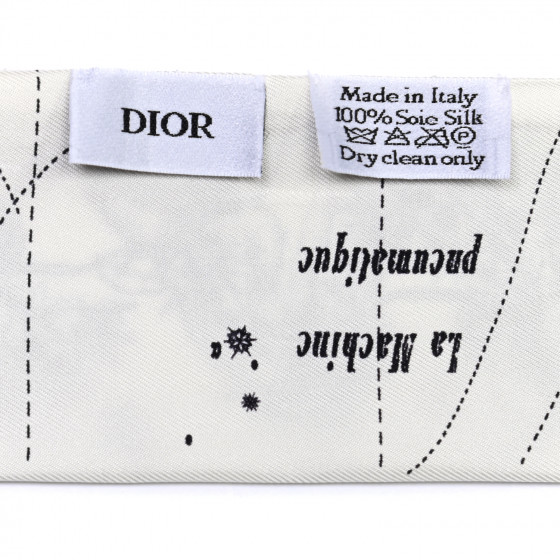 Dior シルクバンダナ ブラック・ホワイト s-l400.jpg