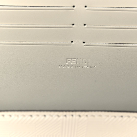 FENDI Vitello King FF Lines Embossed Baguette Soft Trunk