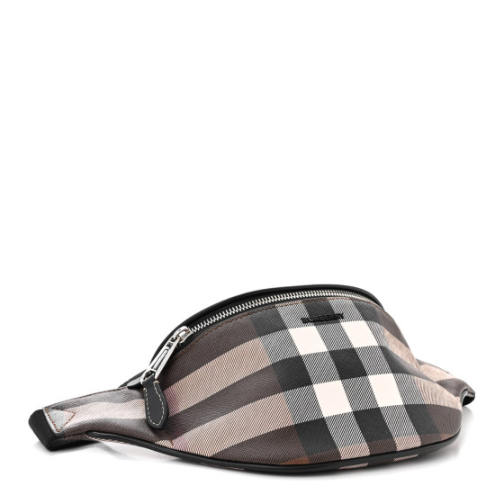 ショルダーバッグ BURBERRY MINI CASON BUM BAG Burberry Mini Cason Check Bum Bag Dark Birch in Brown