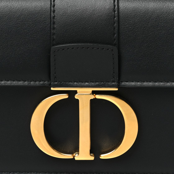 【上品エレガント☆】Dior Miss Montaigne ミニバッグ ブラック CHRISTIAN DIOR Smooth Calfskin Miss Montaigne Mini Flap