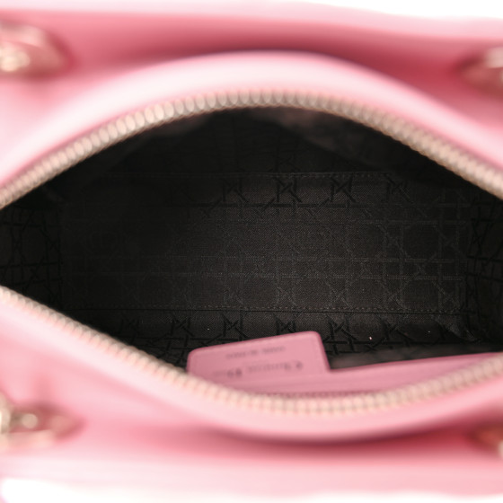 【無料郵送/関税込/正規品】 Dior Lady Primrose Cannage Lambsk CHRISTIAN DIOR Lambskin Cannage Medium Lady Dior Pink