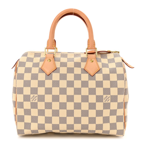 LOUIS VUITTON Damier Azur Speedy 25 1682374 | FASHIONPHILE