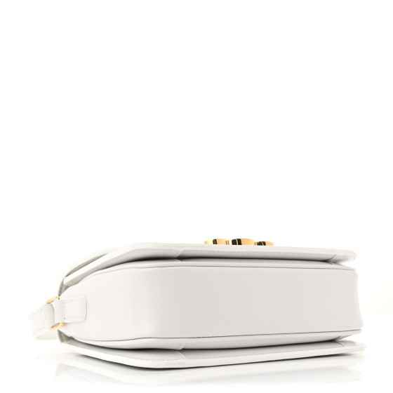 CELINE Shiny Calfskin Teen Triomphe Arctic White 1686925