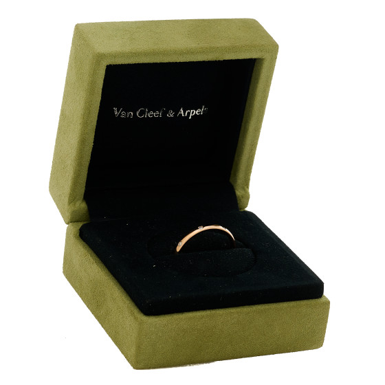 VAN CLEEF & ARPELS 18K Rose Gold Diamond Tendrement Etoiles