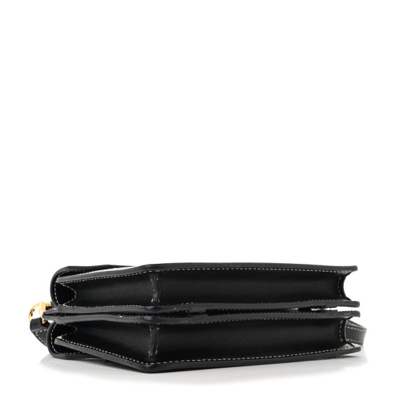 BURBERRY Smooth Calfskin Canvas Horseferry Print Mini Title