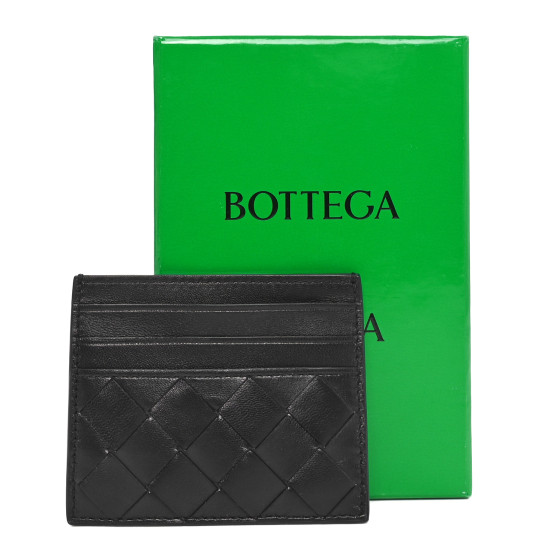カードケース・名刺入れ BOTTEGA VENETA   credit card holder in woven nappa BOTTEGA VENETA: credit card holder in woven nappa - Red