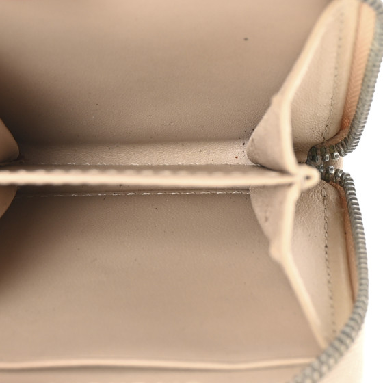 GIVENCHY Lambskin 4G Logo Zip Coin Purse Beige 1688600