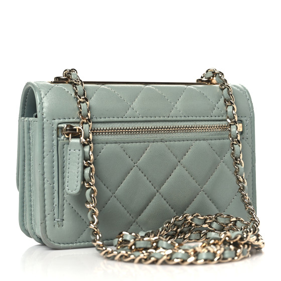 ショルダーバッグ・ポシェット × ヴィンテージ(中古) Chanel Trendy CC WOC Mini Crossbody Bag CHANEL Lambskin Quilted Mini Trendy CC Wallet On Chain WOC