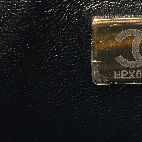 【ロゴがポイント♪】CHANEL CHANEL Sequin Logo CC Small Single Flap Black Multicolor