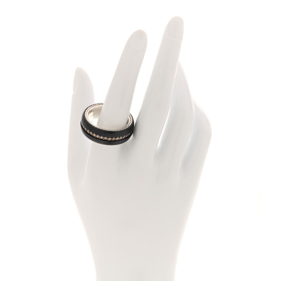 レア　David Yurman 925 ダイヤモンド　天然プラシオライト　リング レア David Yurman 925 ダイヤモンド 天然プラシオライト リング