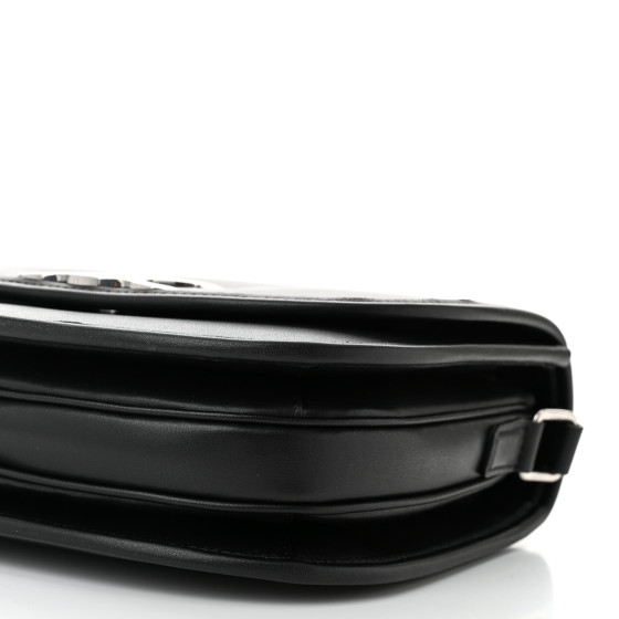 CELINE Supple Calfskin Medium Triomphe Besace Black 1659754