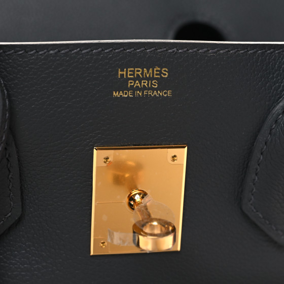 HERMES Evercolor Shoulder Birkin Light 29 Ardoise 1659682