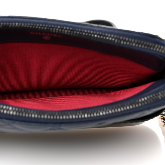 その他 GABRIELLE CHANEL CHANEL Aged Calfskin Quilted Gabrielle Wallet On Chain WOC