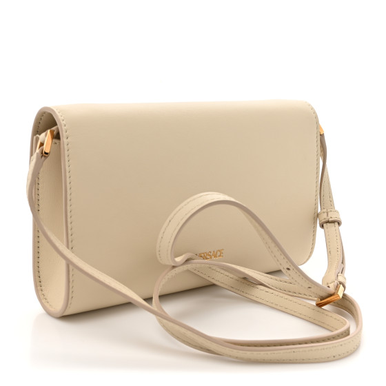 VERSACE Calfskin Medusa 95 Crossbody Light Sand 1642054