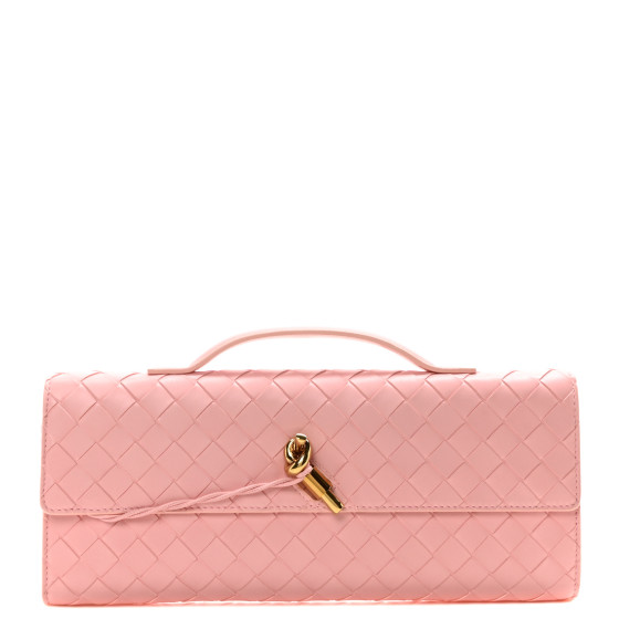 BOTTEGA VENETA Nappa Intrecciato Long Andiamo Top Handle