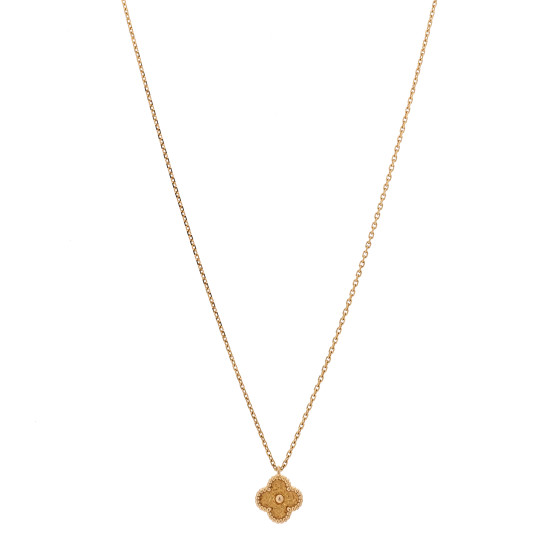 Van Cleef & Arpels SWEET ALHAMBRA ネックレス【ランク:S】 Van Cleef & Arpels Sweet Alhambra Necklace – kingram-japan