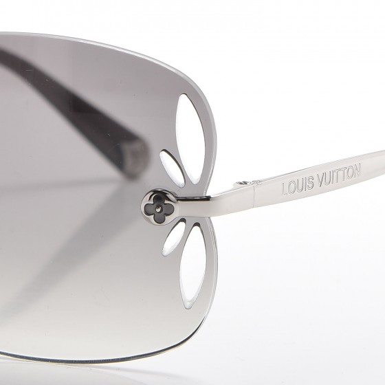 LOUIS VUITTON Lily Glitter Sunglasses Z0308U Dark Grey