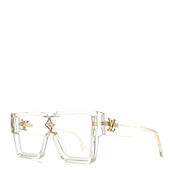 LOUIS VUITTON Cyclone Sunglasses Z1642W Transparent 1373712