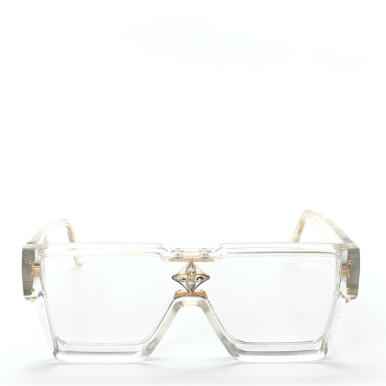 LOUIS VUITTON Cyclone Sunglasses Z1642W Transparent 1373712