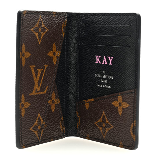 LOUIS VUITTON Monogram Macassar Pocket Organizer NM 1446425