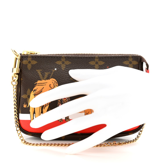 小物 LOUIS VUITTON CRAV-8 PARTY MONO ANTHR Multi Pochette Accessoires Monogram Empreinte Leather