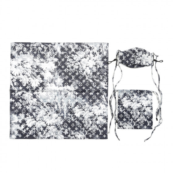 ルイヴィトン モノグラムタペストリー マスク Louis Vuitton Monogram Tapestry Bandana Mask Set | Hypebeast
