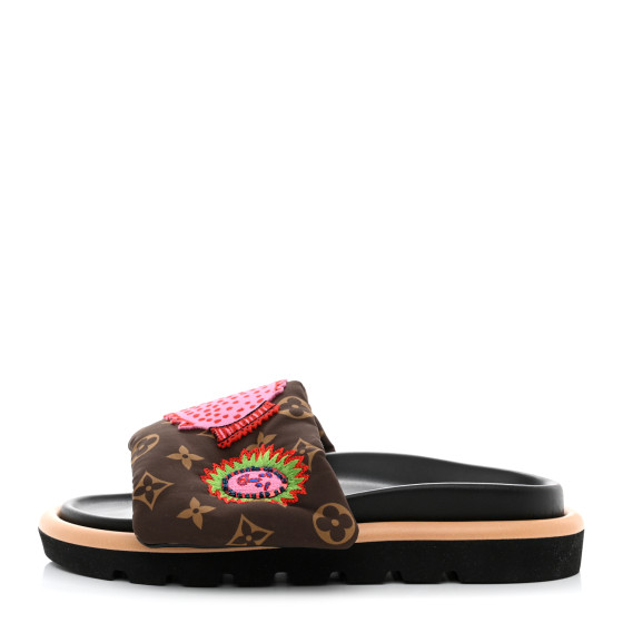 LOUIS VUITTON LV X YK Nylon Monogram Embroidered Faces Pool
