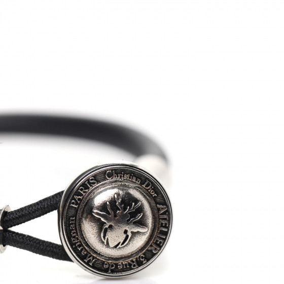 Dior レザー BEE bracelet