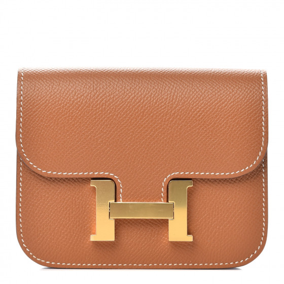 入手困難♪【HERMES】コンスタンス Slim Wallet Epsom & Gold Hermès Constance Slim Wallet Epsom Black Gold Hardware