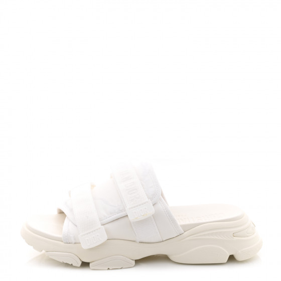 CHRISTIAN DIOR Technical Fabric D-Wander Slide Sandals 39