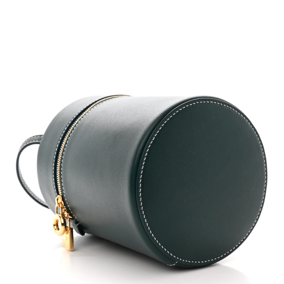 LORO PIANA Smooth Calfskin Extra Case Medium New Petrolio
