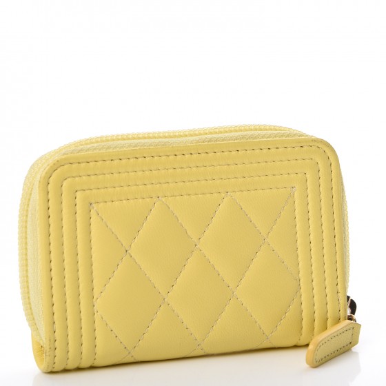 ◆送料込【CHANEL】シャネル Boy Zip Around 財布 Coin Purse CHANEL Caviar Quilted Boy Zip Around Coin Purse Wallet Black