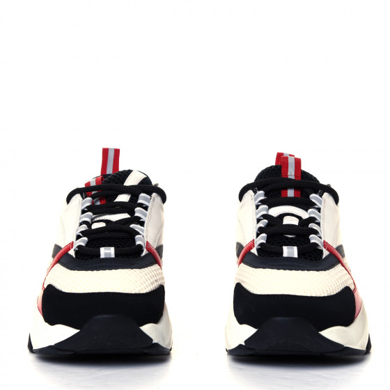 Dior| (M2417UNUO 900) CHRISTIAN DIOR Technical Mesh Calfskin Mens B22 Sneakers 40