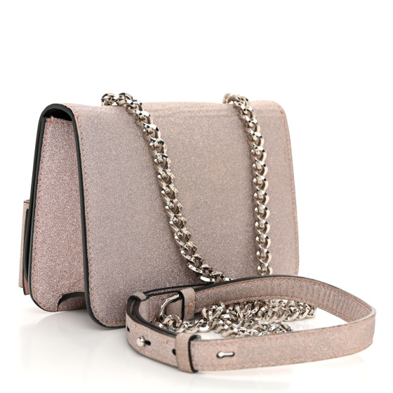 SALVATORE FERRAGAMO Rainbow Glitter Mini Vara Bow Crossbody