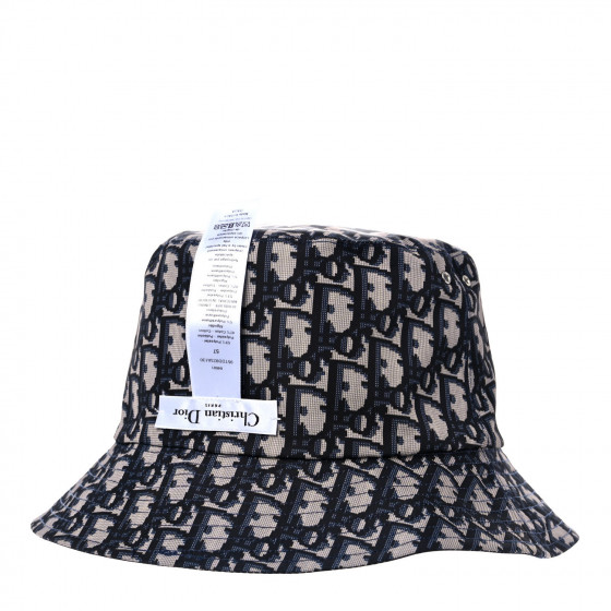 CHRISTIAN DIOR Oblique Reversible Teddy-D Brim Bucket Hat 57