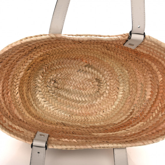 【関税送料込】Loewe White And Natural Basket Bag LOEWE Basket bag white small | eBay