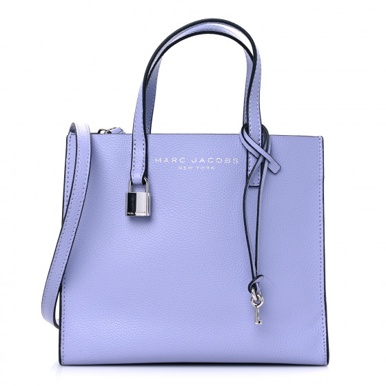 MARC JACOBS Grained Calfskin Mini Grind Tote Purple 1089289