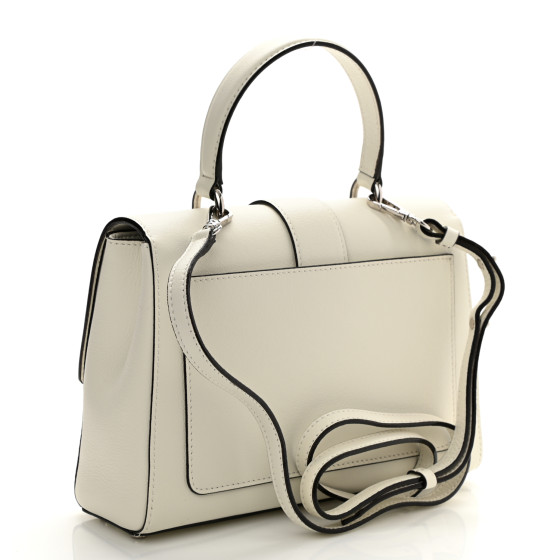 ★JIMMY CHOO★ CHERI S ORLC Top handle【完売前に!】 JIMMY CHOO Calfskin Crystal Medium Cheri Top Handle Bag Milk