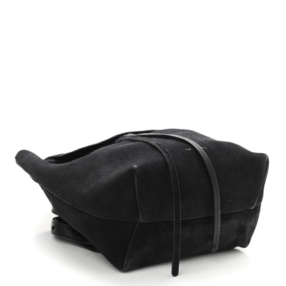 【セール】MANSUR GAVRIELブラック スエード バックパック b41e2ddf34058e16cdc85a7417fa3d